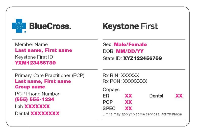Keystone First ID card